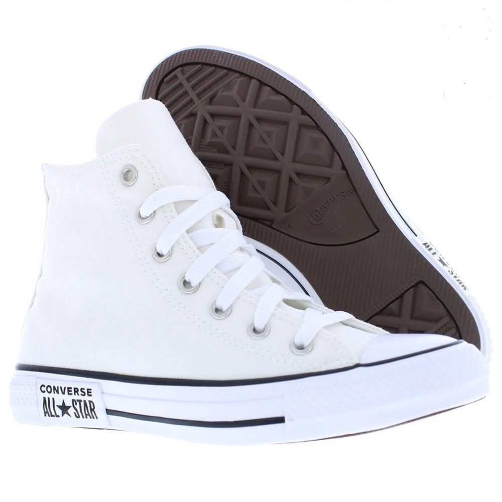 🔥50% OFF!🔥New Big Kids Converse All Star Chuck Taylor White Canvas High Tops